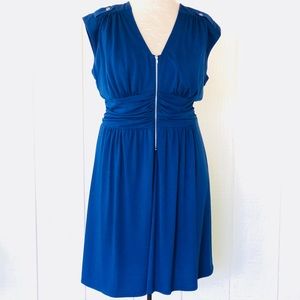 Blue Knit Dress